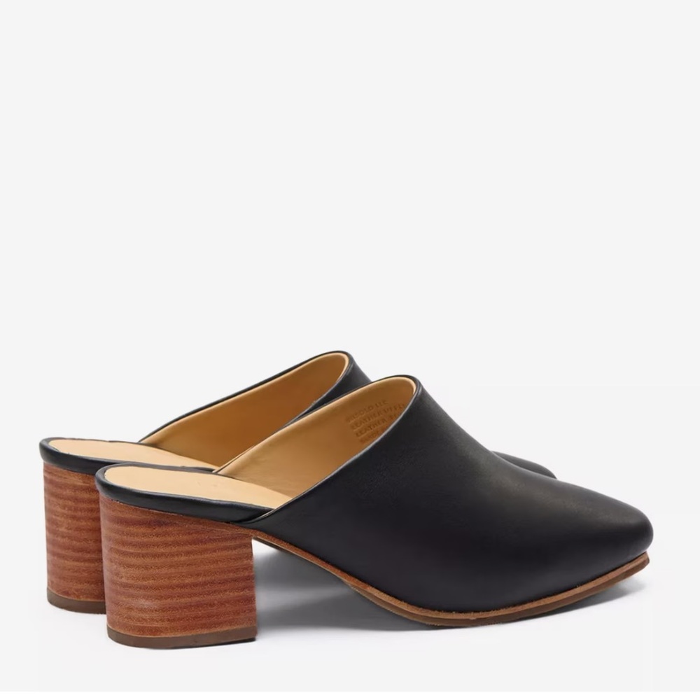 New Nisolo Black All Day Mule leather - Picture 11 of 15